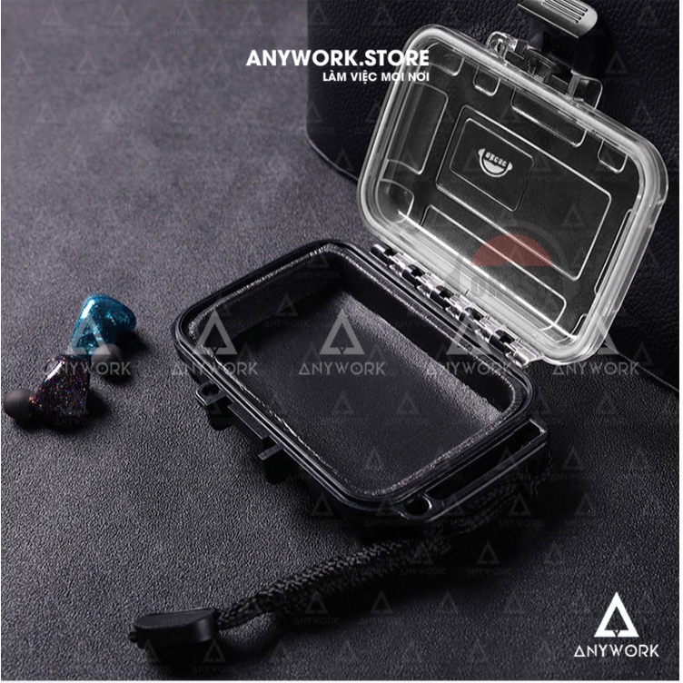 Hộp phụ kiên chống nước đựng tai nghe, máy nghe nhạc, DAC/Amp phụ kiện EDC chống va đập ANYWORK