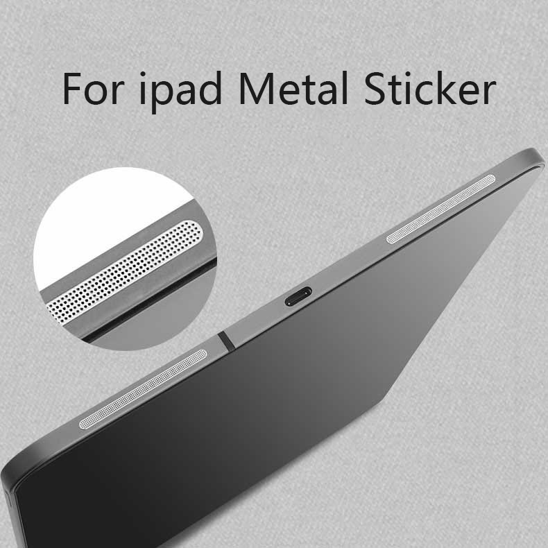 Bộ 4 Miếng Dán Loa Chống Bụi Bằng Kim Loại Cho ipad