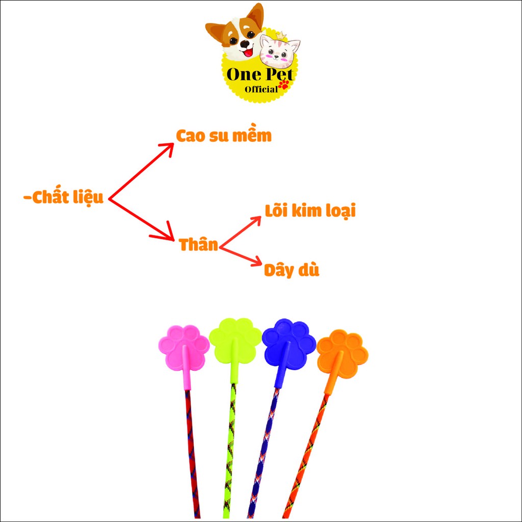 [Mã PET50K giảm Giảm 10% - Tối đa 50K đơn từ 250K] Cây huấn luyện thú cưng, Cây tét đít Chó - One Pet Shop