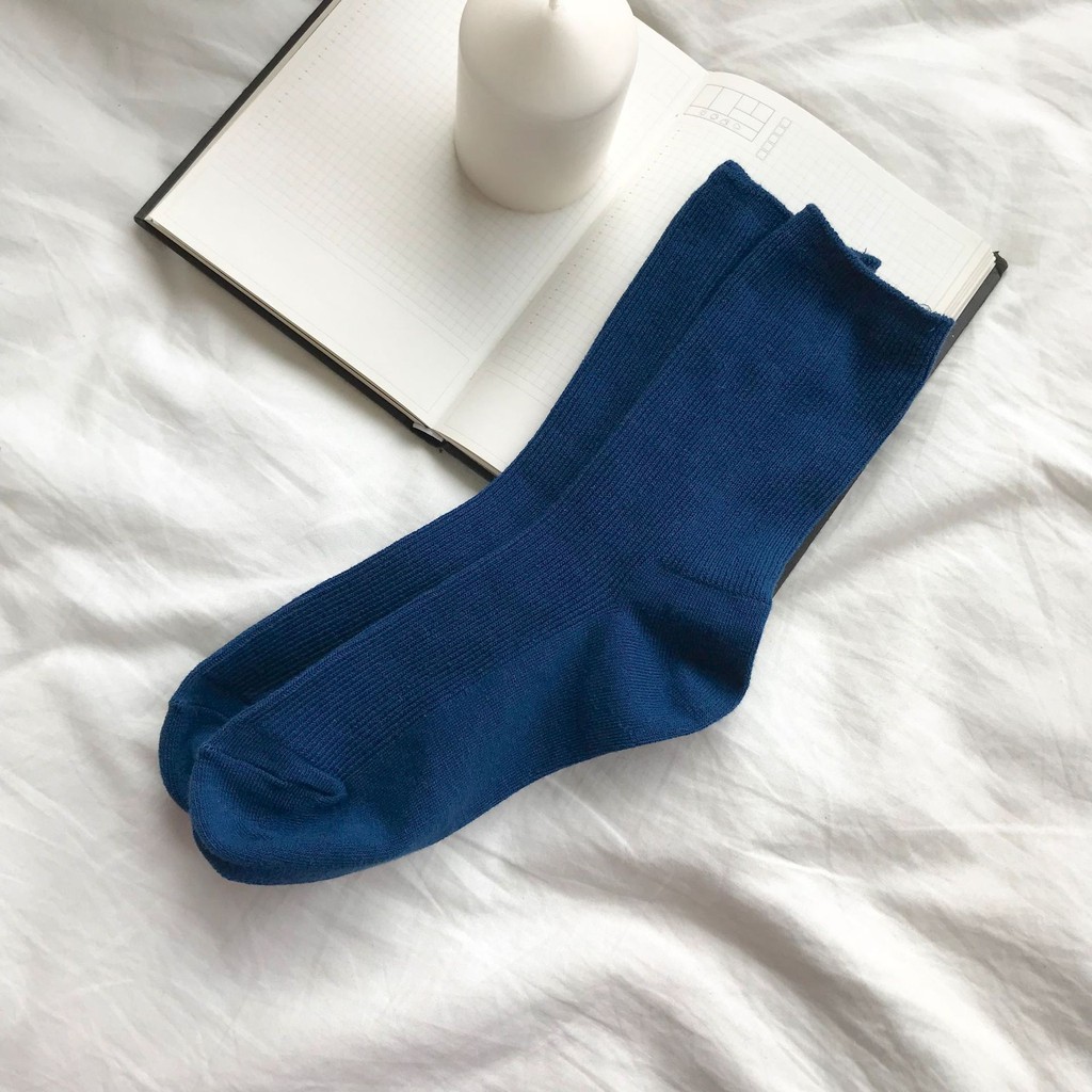 Vớ Cotton Nữ Cổ Cao Màu Trơn Hàn Quốc Tất Cotton Nữ Màu Trơn Cổ Cao Nữ Ulzzang Thời Trang | BigBuy360 - bigbuy360.vn