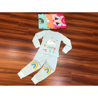Bộ cotton HM bé gái