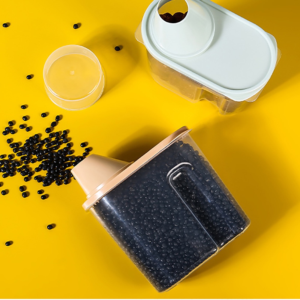 Epoch Hộp Nhựa Có Nắp Đậy Chống Ẩm Đựng Bột Ngũ Cốc Tiện Dụng Cho Nhà Bếp