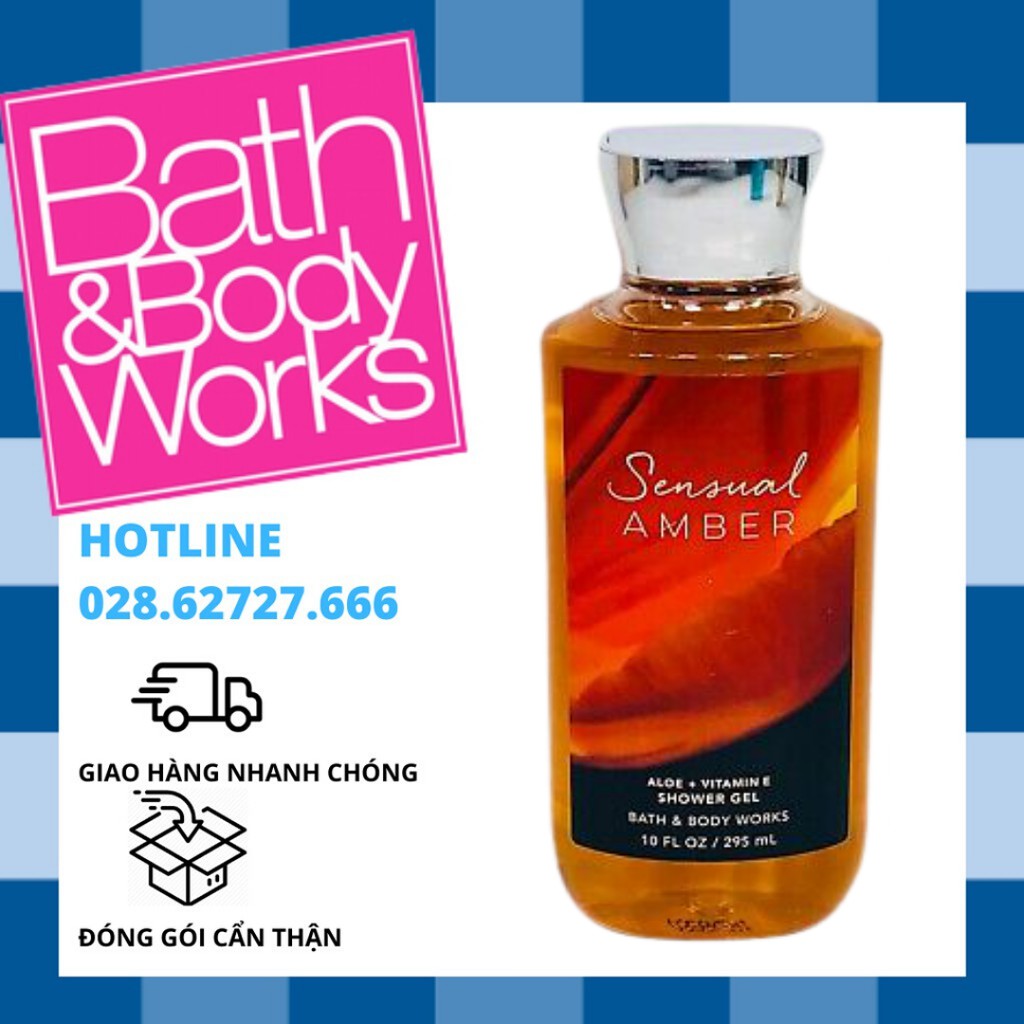 Sữa tắm Bath & Body Works Sensual Amber 295ml