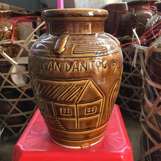 chum - 5 lít - chum rượu cần - ché