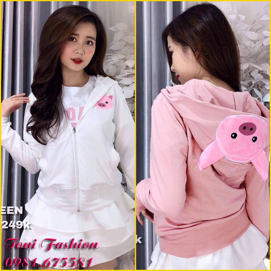 ÁO CHỐNG NẮNG Heo Con [Kèm Ảnh Thật - M80]