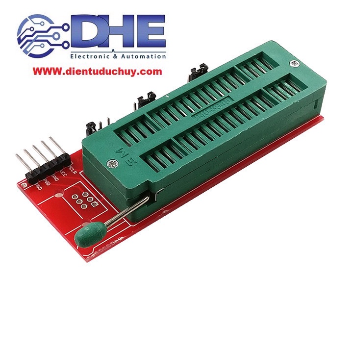 ĐẾ TRUNG GIAN NẠP CHƯƠNG TRÌNH CHO VI ĐIỀU KHIỂN PIC, KẾT HỢP MẠCH NẠP PICKIT, BURN E,...