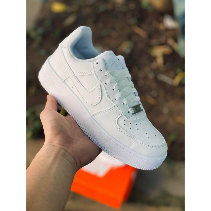 Giày thể thao AF1 trắng full , giày dép nam nữ sneaker air force 1 hot hit bản đẹp full box | BigBuy360 - bigbuy360.vn