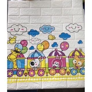 xốp hoạt hình cho bé hình đoàn tàu xe lửa con thú