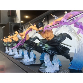 Figure / Mô hình Zoro 17 cm CÓ LED (2 đầu)
