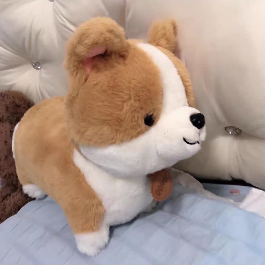 Thú Nhồi Bông Hình Cún corgi Dễ Thương