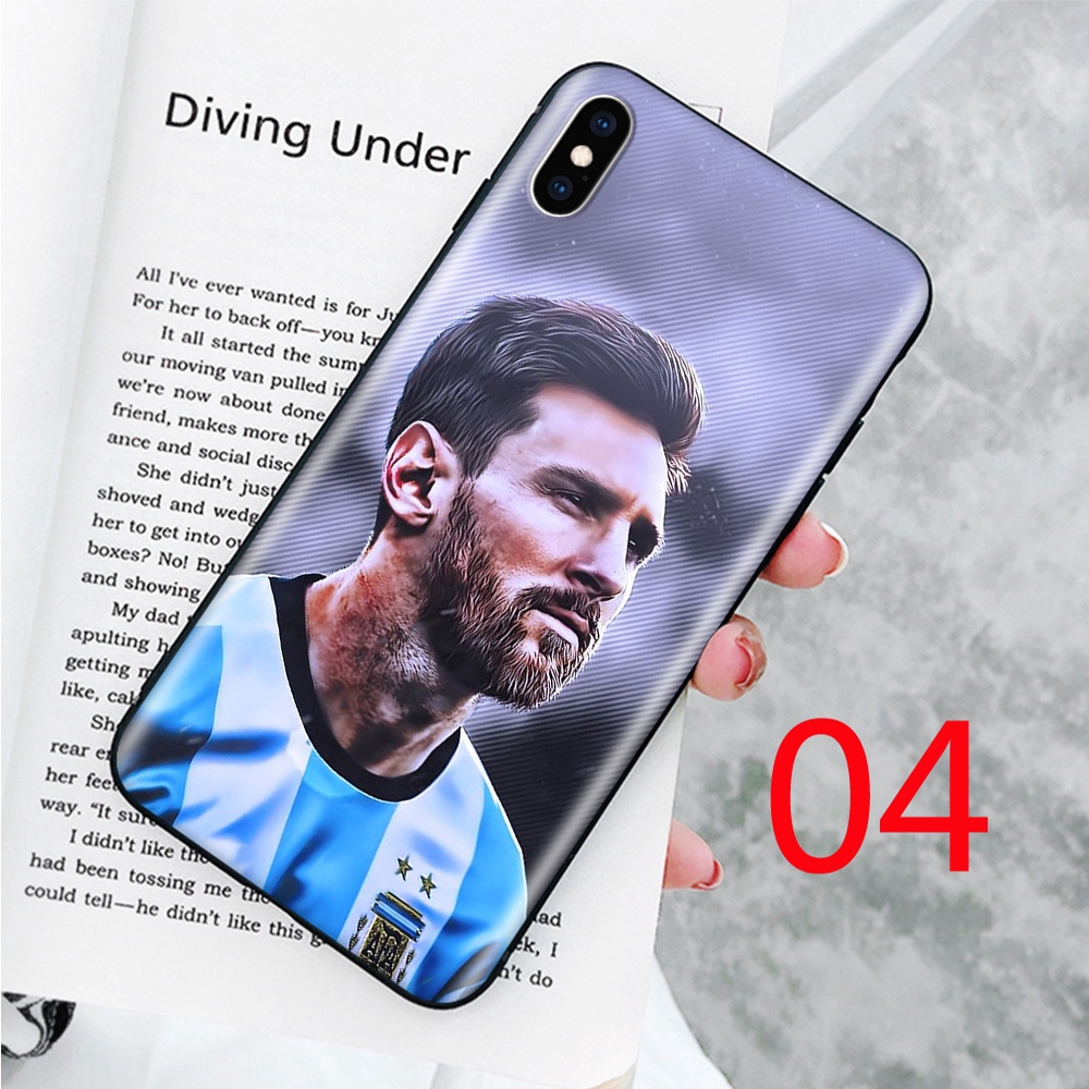 Ốp điện thoại họa tiết Lionel Messi cho iPhone 5 5s 6 6s Plus 7 8 SE X XR XS Max