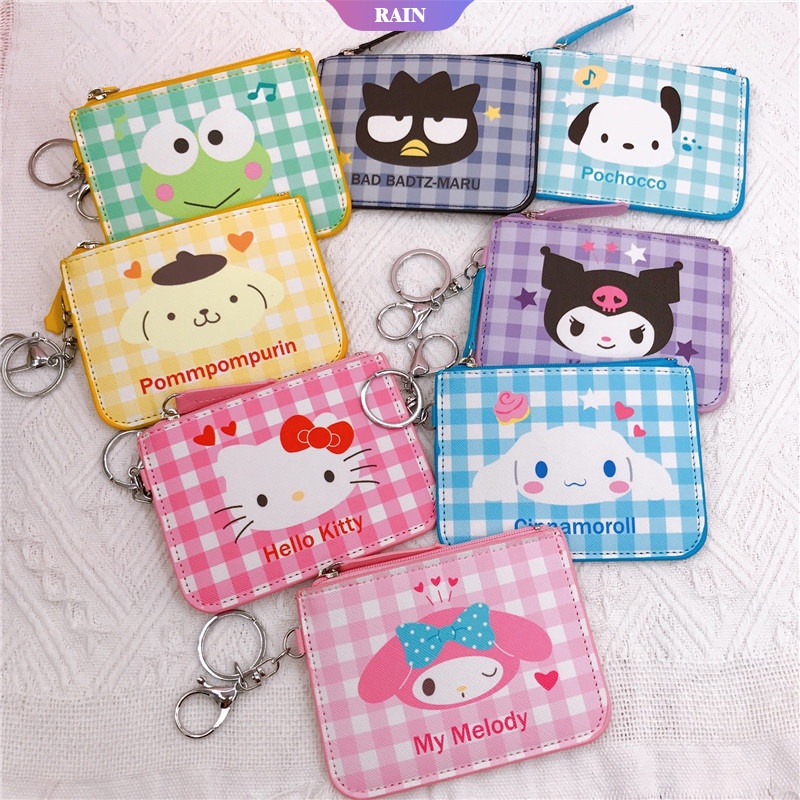 SANRIO Móc Khóa Hình Cinnamoroll My Melody Hello Kitty Pom Pom Dễ Thương