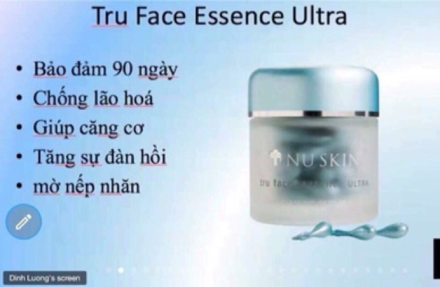 TINH CHẤT TẠO ĐỘ SĂN CHẮC CHO DA AGELOC® TRU FACE ESSENCE® ULTRA (60 VIÊN)