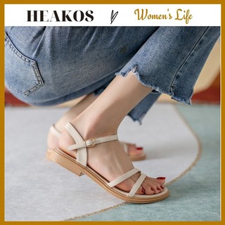 Sandal nữ đẹp HEAKOS kiểu Hàn Quốc dễ thương bền chắc HEAKOS