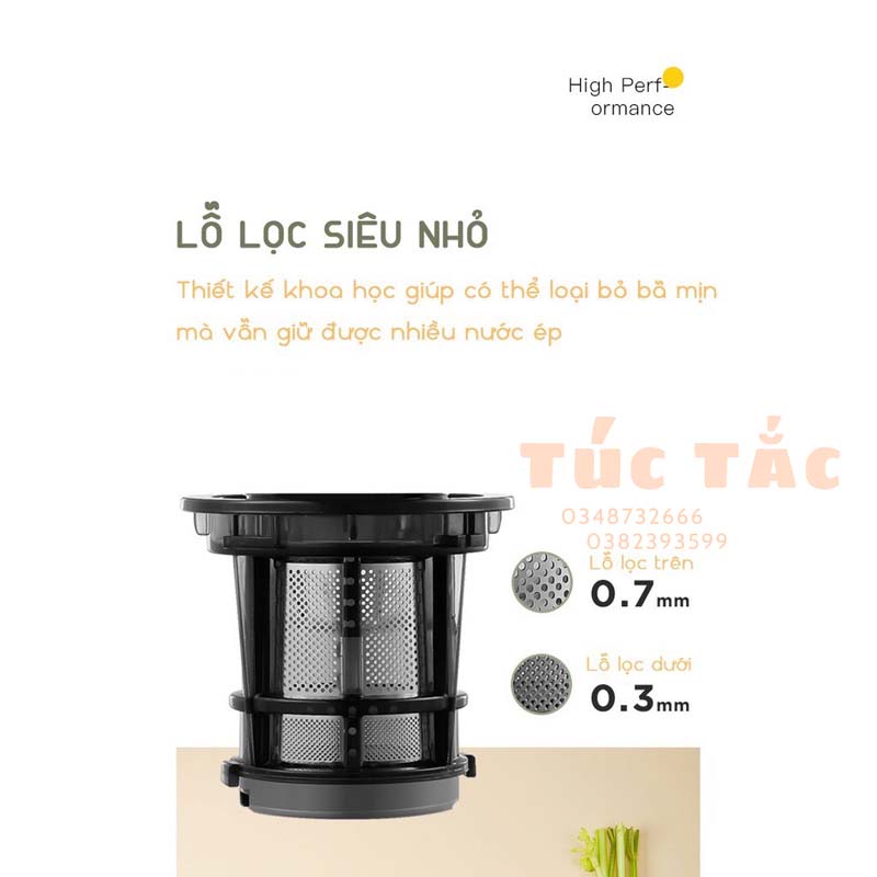 Máy Ép Chậm Mini Nội Địa Trung - Máy Ép Hoa Quả Trái Cây -  Bảo Hành 6 Tháng