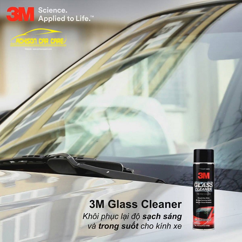 3M CHÍNH HÃNG GIÁ THANH LÝ NƯỚC RỬA KÍNH XE HƠI 3M 08888 GLASS CLEANER