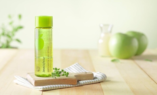 Tẩy Trang Mắt Môi Táo Xanh INNISFREE Apple Seed Lip & Eye Remover