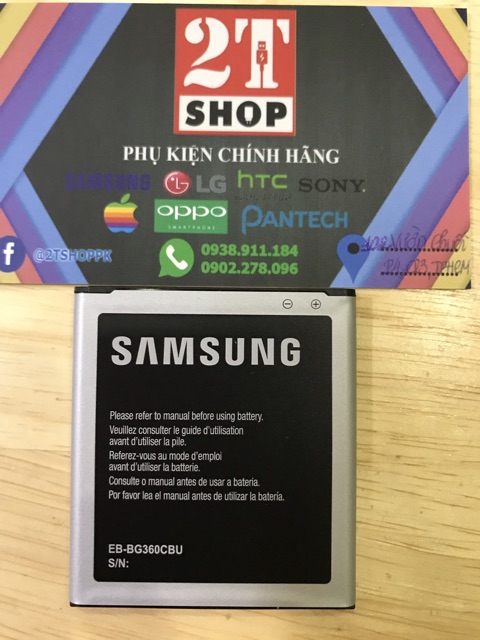 PIN GALAXY CORE PRIME (G360)/ J2 CHÍNH HÃNG, DUNG LƯỢNG 2000MAH