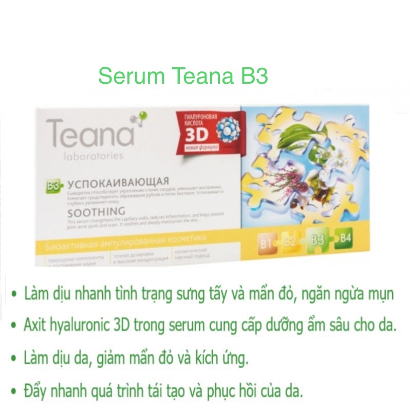 Serum teana B3 &amp; B4  phục hồi da