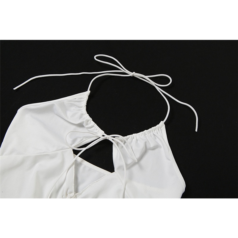 DUNEA Áo cổ yếm thiết kế mỏng thời trang dành cho nữ