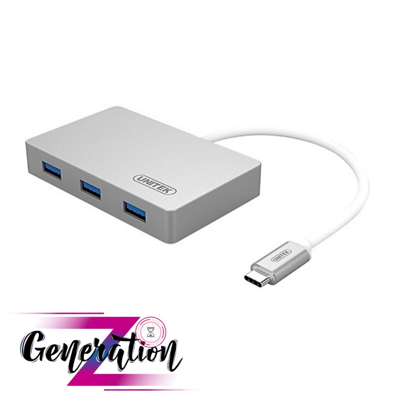 Bộ chuyển USB Type-c ra 3 cổng USB 3.0 Unitek (Y-3190)