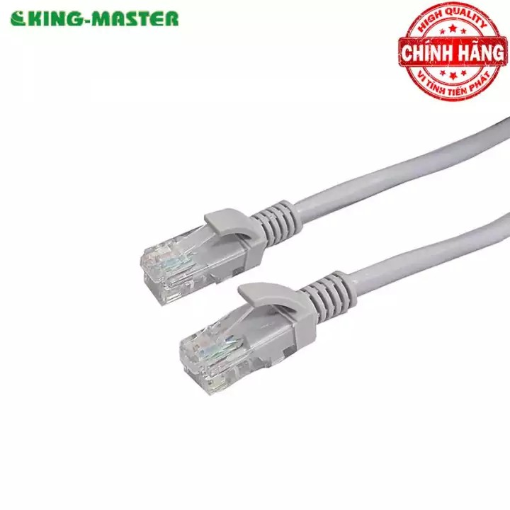 Dây mạng bấm sẵn 2 đầu RJ45 CAT5e chính hãng KingMaster ( Độ dài 3m - 5m - 10m - 15m - 20m - 30m )