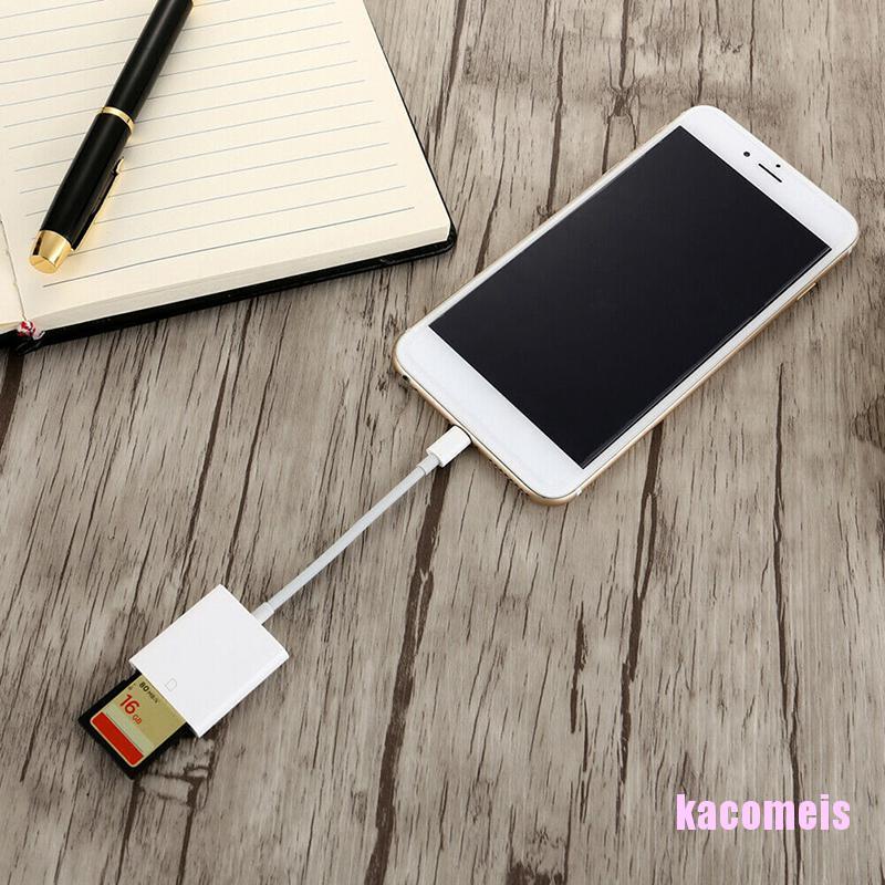 Đầu Đọc Thẻ Nhớ Sd Otg Cho Iphone X,Xs Max,8,9,10 Ipad Pro Ipod Vby | BigBuy360 - bigbuy360.vn