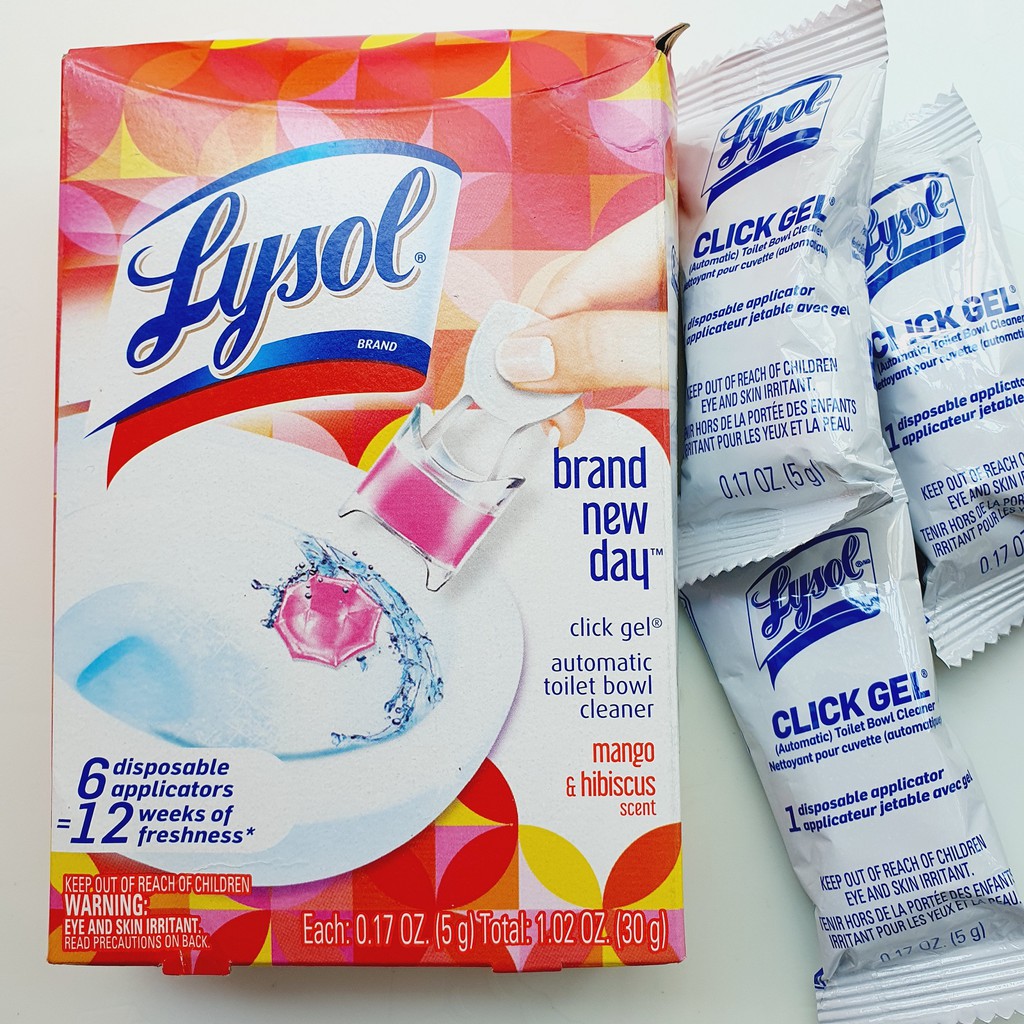 Lysol gel thơm diệt khuẩn tẩy rửa bồn cầu