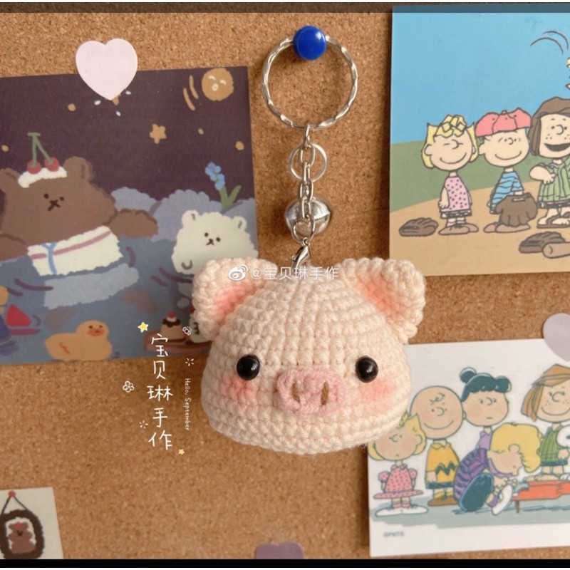 MÓC KHOÁ THÚ NHÍ BẰNG LEN