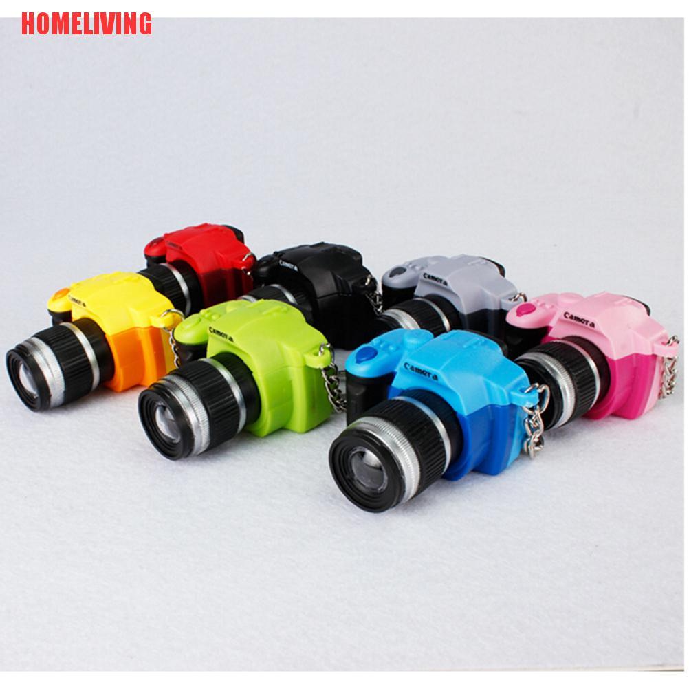 Móc Khóa Hình Máy Ảnh Có Đèn Flash Và Âm Thanh Dễ Thương