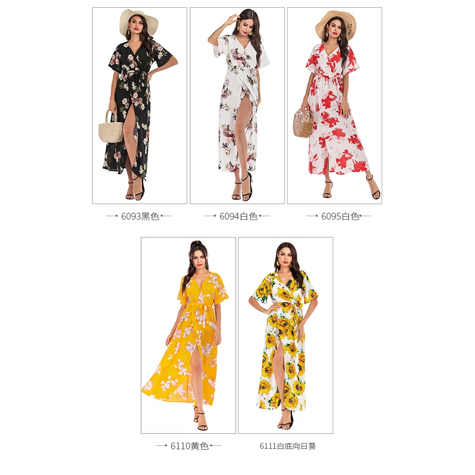 Đầm Voan Hoa Dáng Xòe Xinh Xắn Dành Cho Nữ | BigBuy360 - bigbuy360.vn