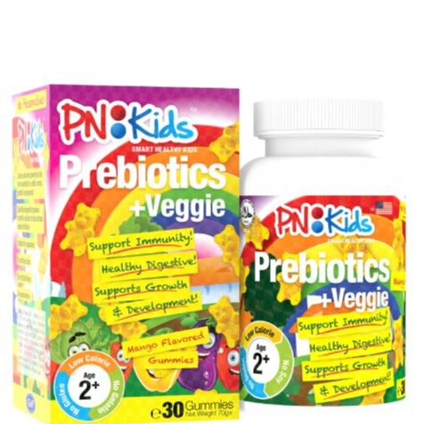 Kẹo Gum PNKids Prebiotics + Veggie Hỗ Trợ Cải Thiện Tiêu Hóa Cho Trẻ