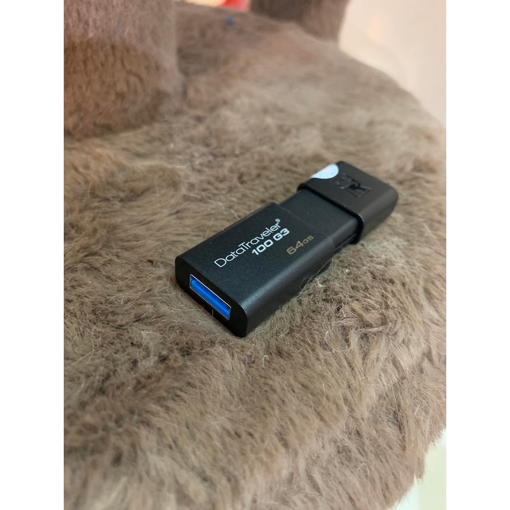 (HÀNG CHÍNH HÃNG) USB KINGSTON 64GB 3.0 DT100 G3-Bảo hành 12 tháng | BigBuy360 - bigbuy360.vn