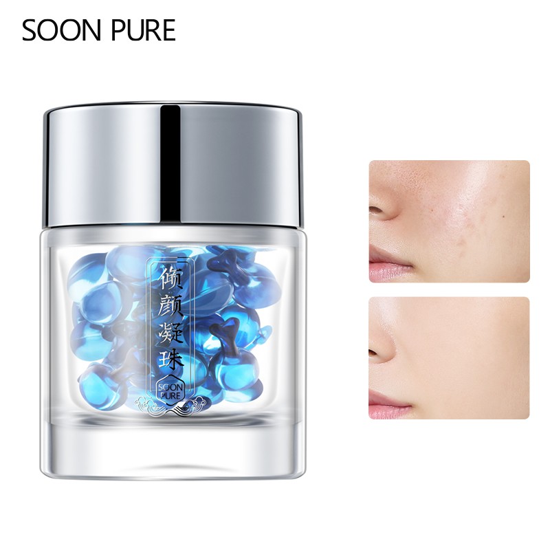 Hộp 40 viên nang tinh chất SOON PURE giúp dưỡng ẩm làm sáng da làm mờ nếp nhăn | BigBuy360 - bigbuy360.vn