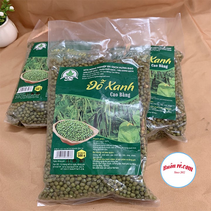 Đỗ Xanh Nguyên Vỏ Cao Bằng 500gr - 00011