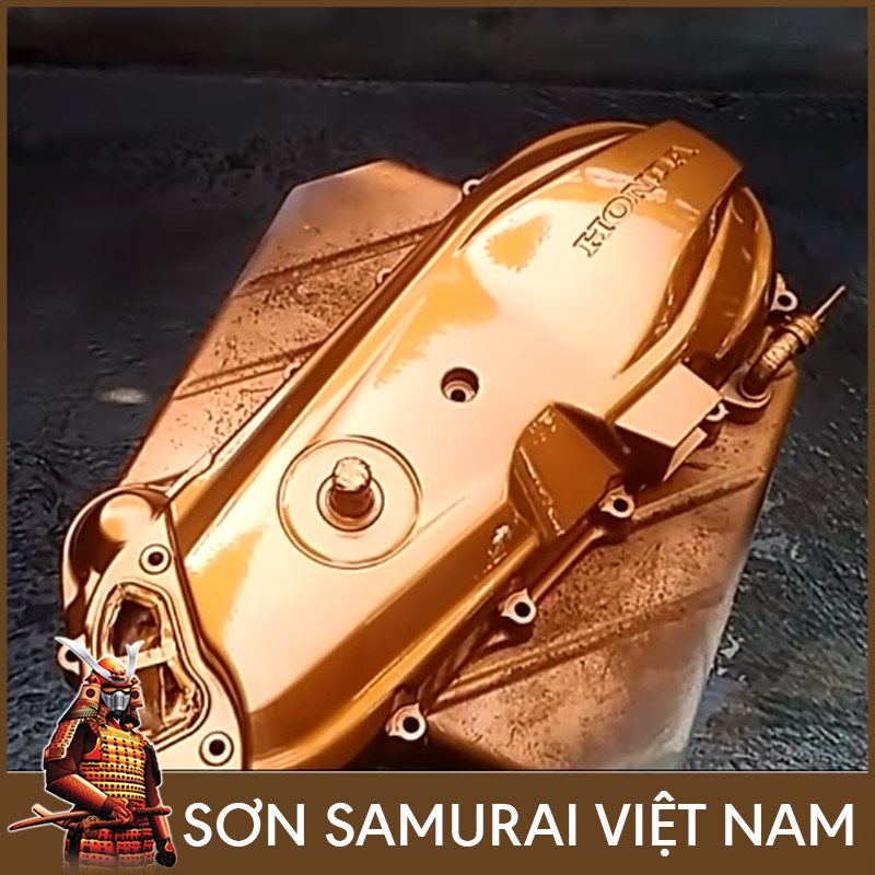 Sơn samurai màu đồng EP.41 - Sơn samurai màu sơn lốc máy