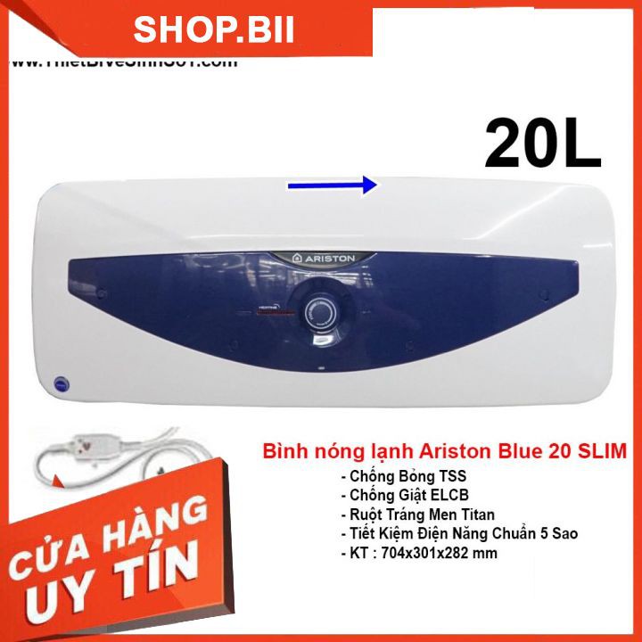 Bình Nóng Lạnh Ariston Blu Slim20 Ngang Hàng Chính Hãng Ariston Chất Lượng Vượt Trội Độ Bền Lý Tưởng Cho Nhà Bạn.