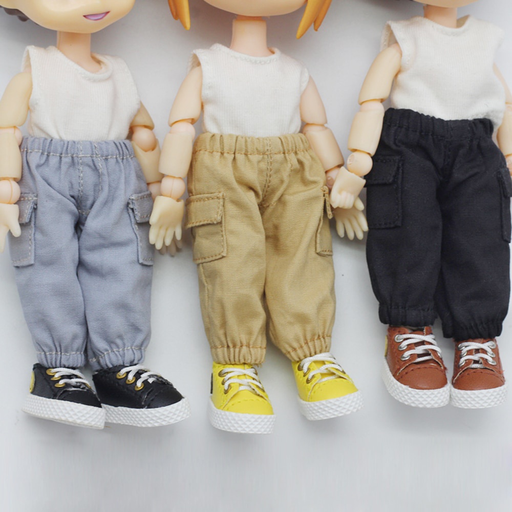 Quần Yếm Jean Dài Ob11 Cho Búp Bê GSC,obitsu11,molly,1/12 BJD