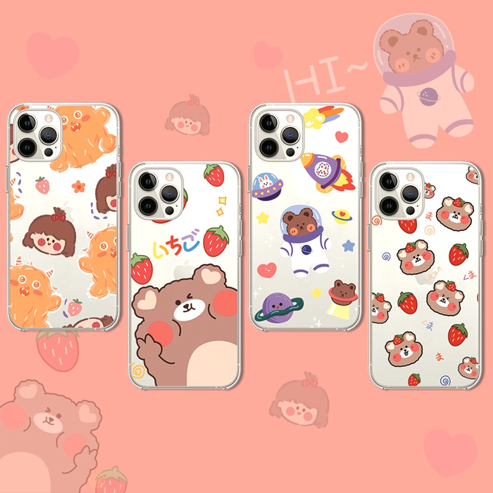 Ốp điện thoại silicone TPU hoạt hình cho Samsung Galaxy M10 M20 M30 A40S A3 A5 A7 2016 A310 A510 A710