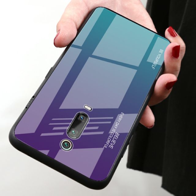 Ốp lưng Redmi K20 / K20 Pro / Mi 9T kính đa sắc thời trang cao cấp chống sốc