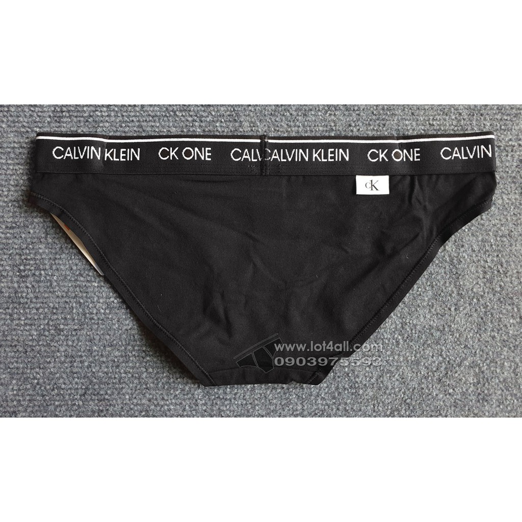 [CHÍNH HÃNG] Quần lót nữ Calvin Klein QF5735 CK ONE Cotton Modal Bikini Black