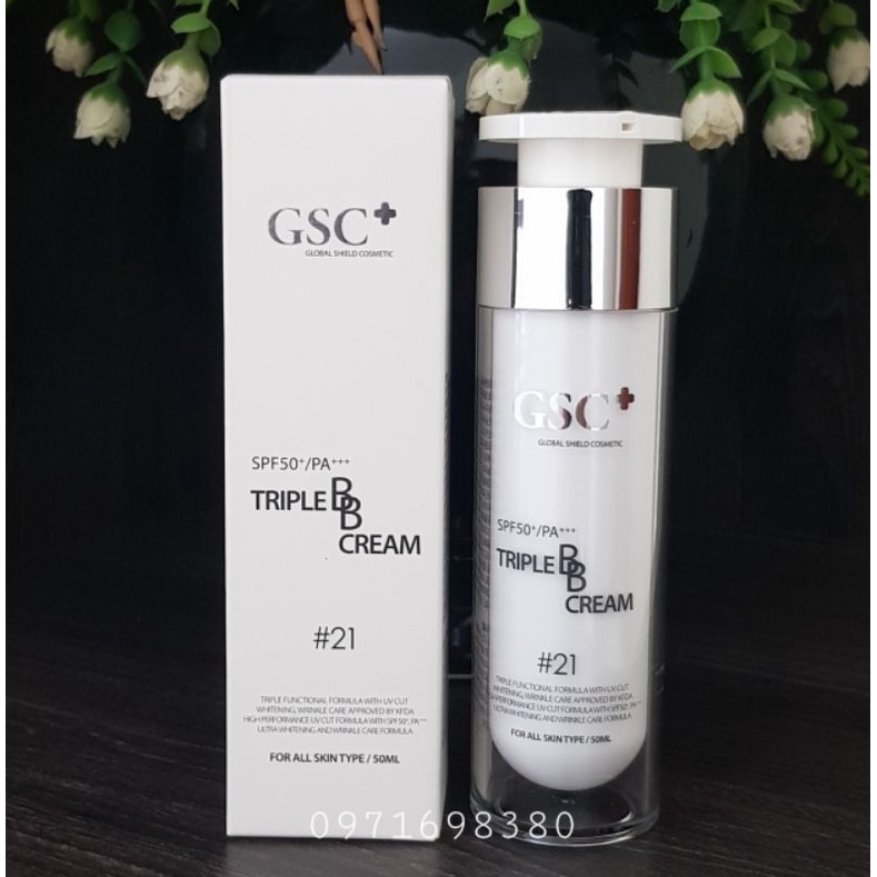Kem nền Triple BB Cream GSC chính hãng