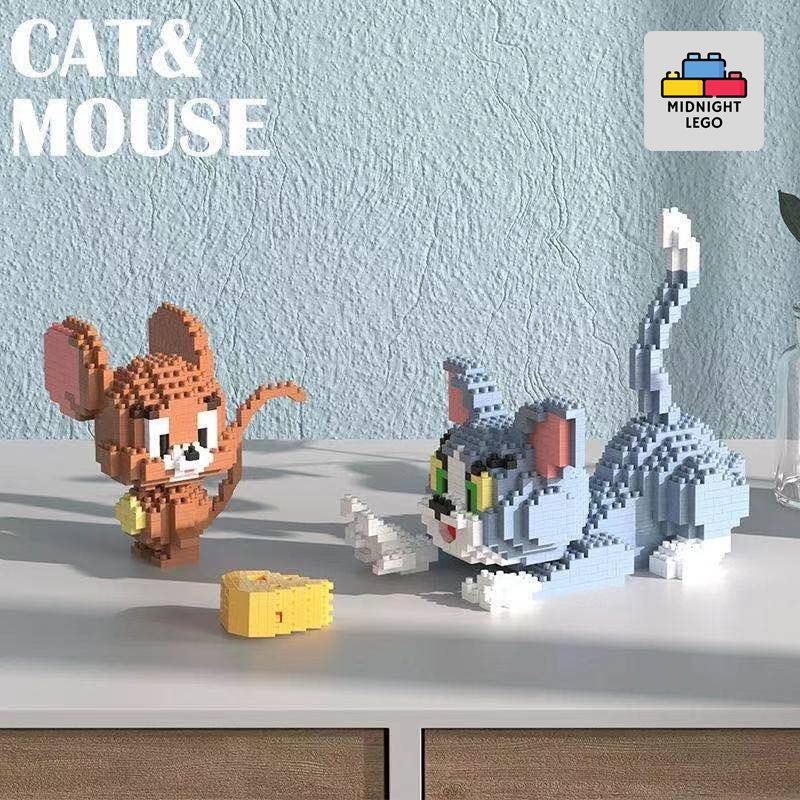 Mô Hình Lắp Ráp LEGO Tom Và Jerry, Mèo Và Chuột, Đồ Chơi Hoạt Hình Tom and Jerry