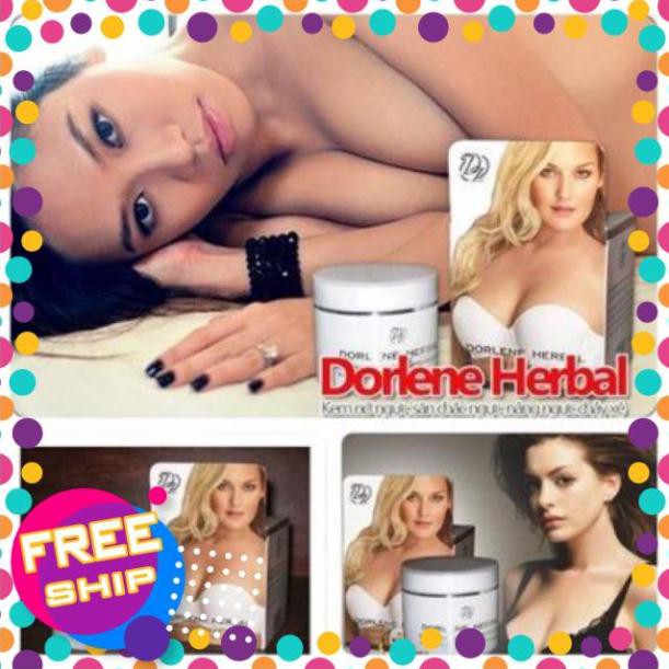[SIÊU RẺ] Kem nâng ngực,săn chắc ngực,nâng ngực chảy xệ Dorlene Herbal Thái lan