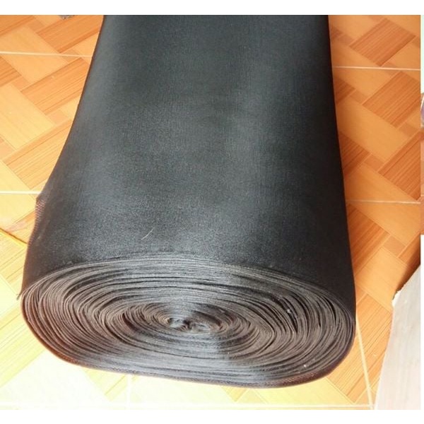 Vải căng loa màu đen khổ ngang 1m4