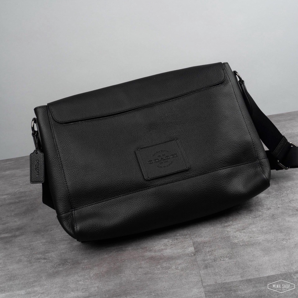 Túi Cooachhh_Hudson Messenger Black - 9294