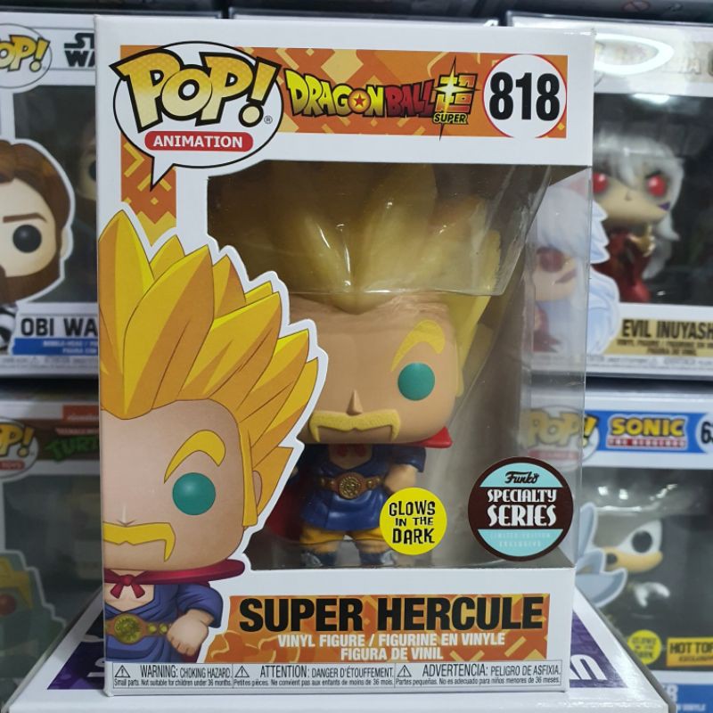 Đồ chơi mô hình Funko Pop 818 Super Hercule (Glow in the Dark) - Dragonball - Dragon Ball ( Hàng real chính hãng )