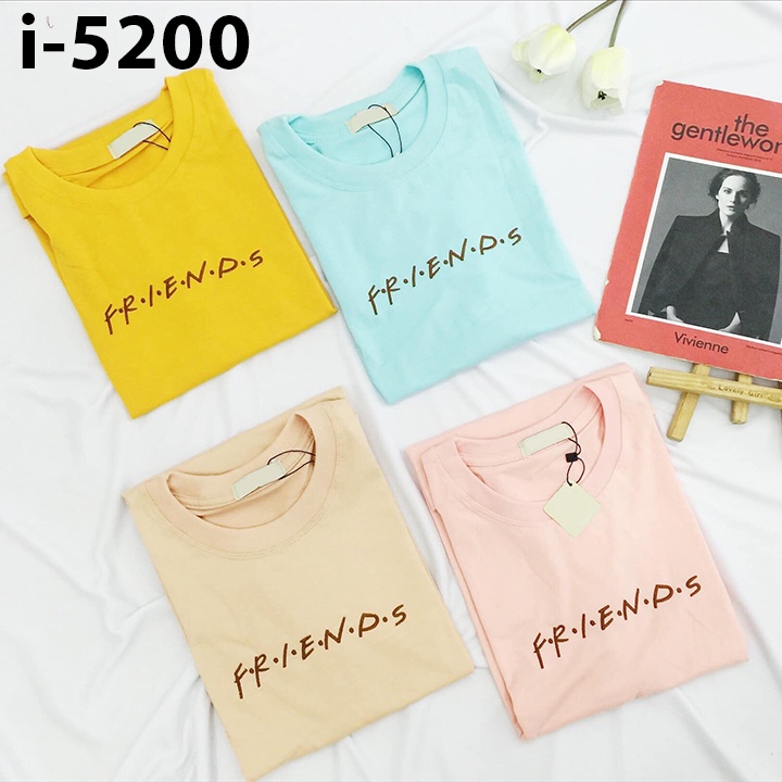 Áo Thun Nữ In Chữ FRIEND Đơn Giản