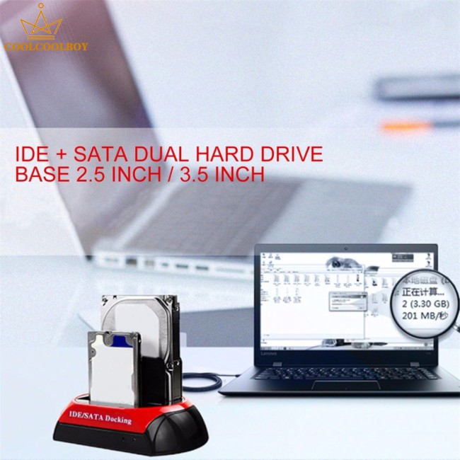 Khay Đựng Ổ Cứng 875d-j Hdd Kèm Khe Đọc Thẻ Nhớ Sata / Ide 2.5 / 3.5 Inch | BigBuy360 - bigbuy360.vn