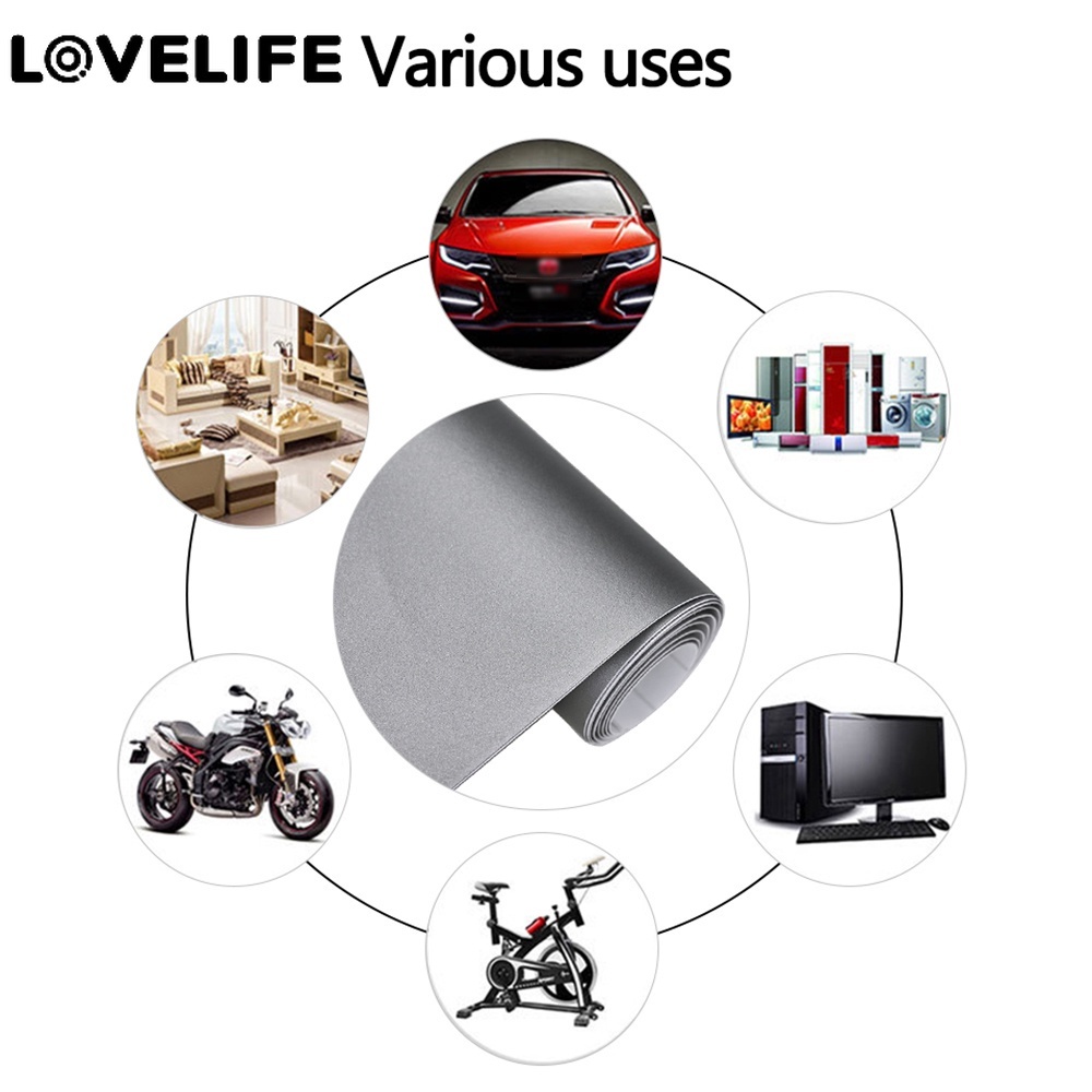 Cuộn Giấy Dán Decal Vinyl Màu Nhám Cho Xe Hơi 10x100cm 30x100cm